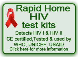 Buy rapid home HIV instant test kits for instant HIV home test results