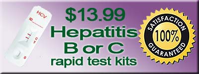 Buy Rapid hepatitis B or hepatitis C instant test kits for instant home hepatitis C or hepatitis B test results